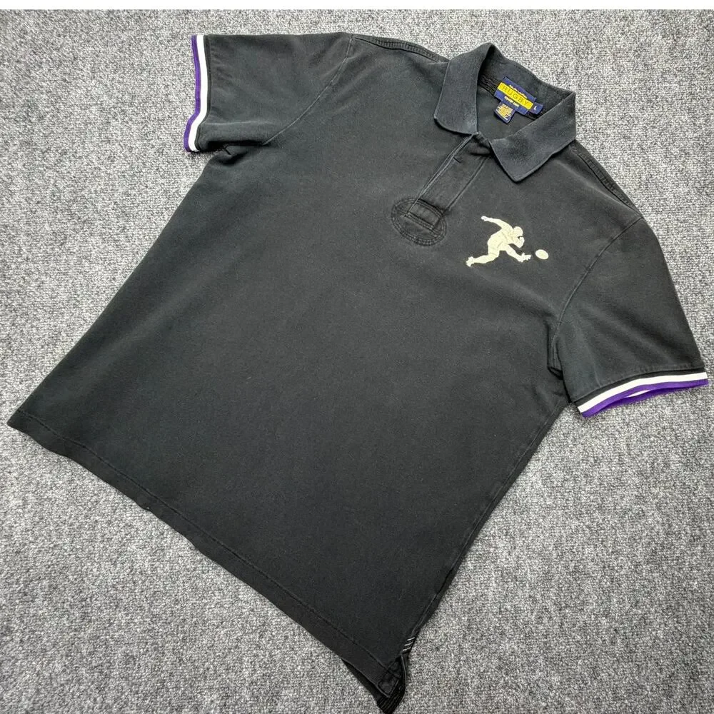 Vintage Ralph Lauren Rugby Estate 2004 Big Pony #11 Polo Shirt Mens L